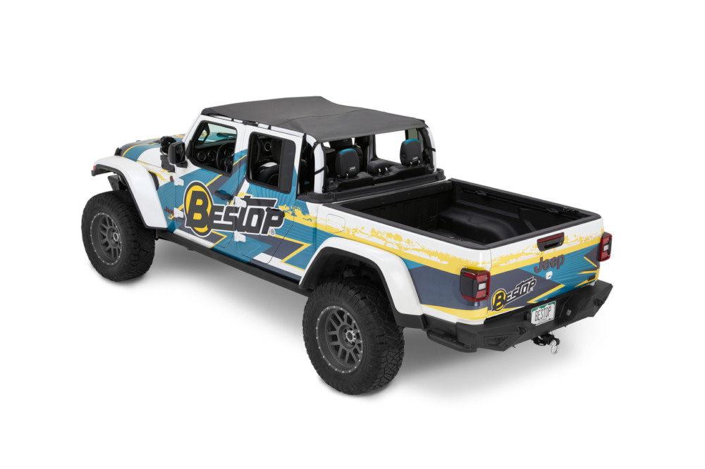 Header Extended Safari Cable Style Bikini® Top Jeep 2020-2021 Gladiator JT