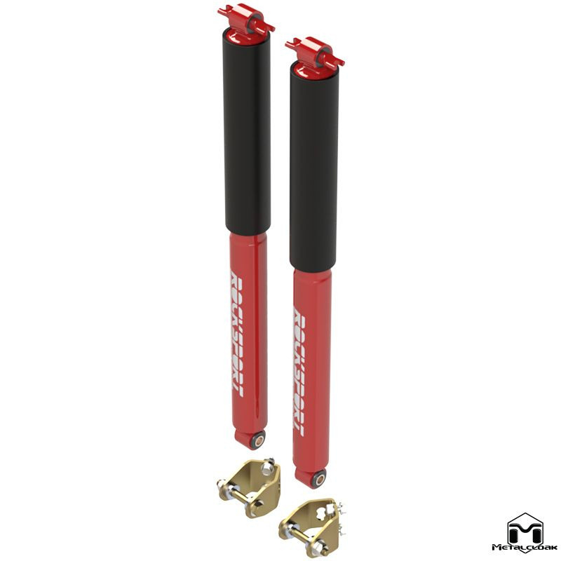 MetalCloak RockSport RED Long(er) Travel Shock, JK Wrangler