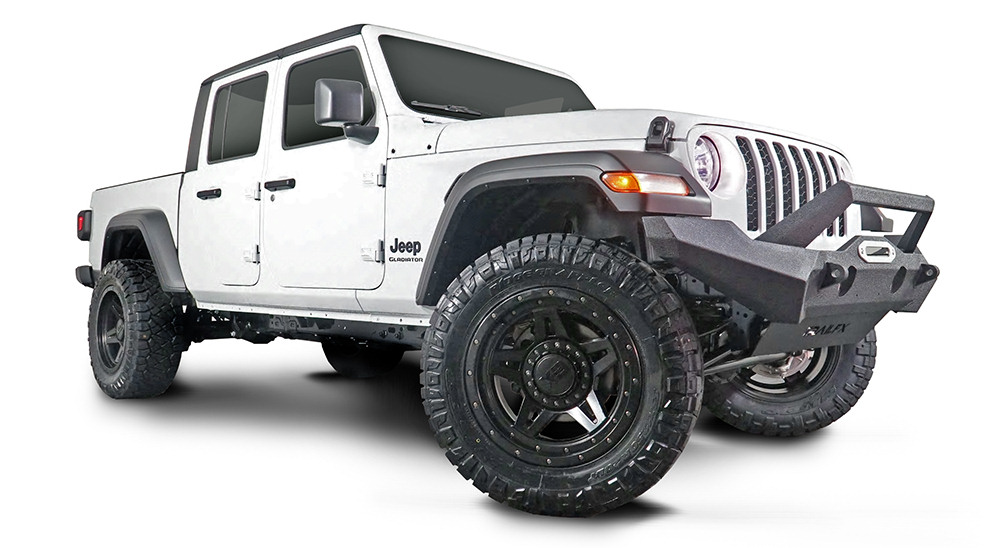 TrailFX JEEP JL/Gladiator Full Width Bumper With Skid Plate and Winch Mount