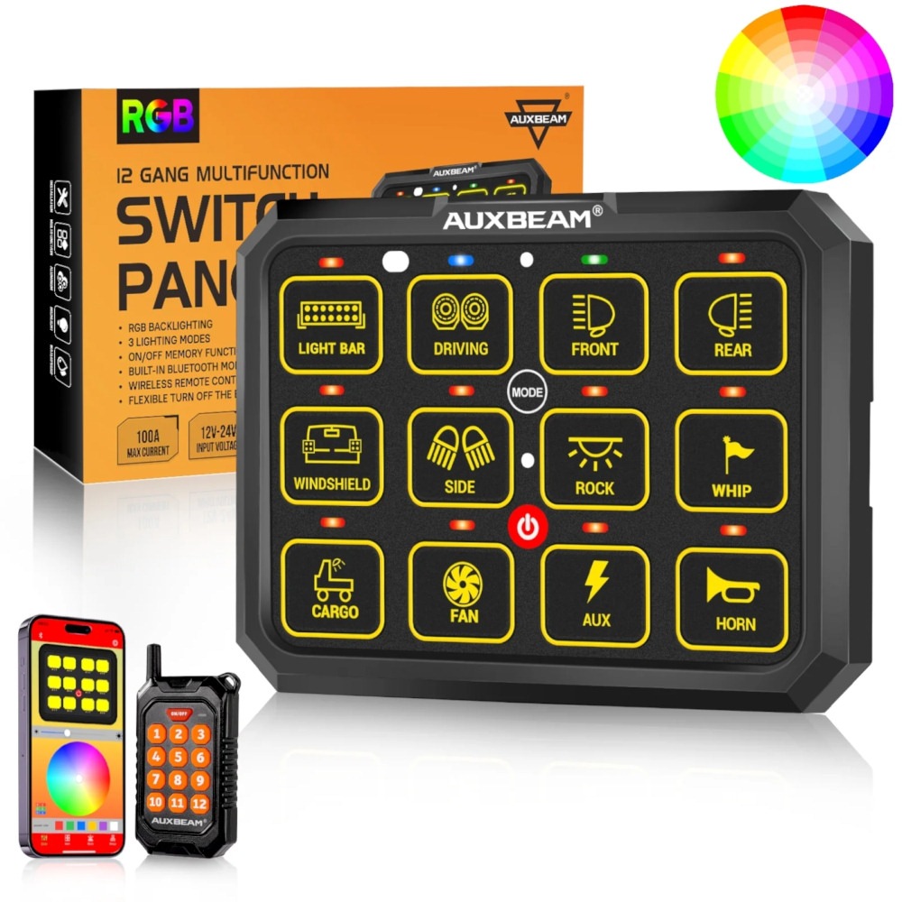 Auxbeam Switch Panels